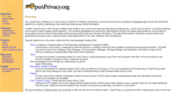 Desktop Screenshot of openprivacy.org